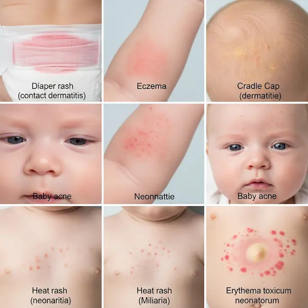 Step-by-step visual guide to the soak and seal method for infant eczema