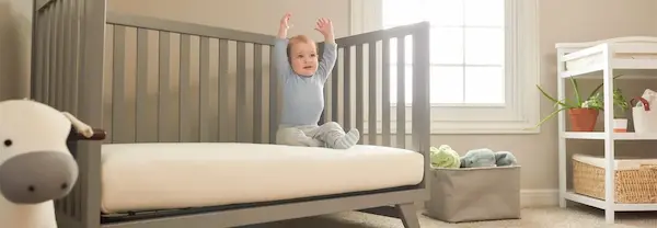 safe crib mattress with organic materials and certifications