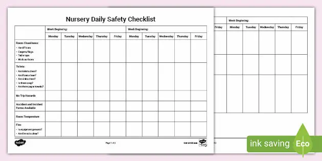 Visual safety certification checklist for parents shopping for baby nursery products