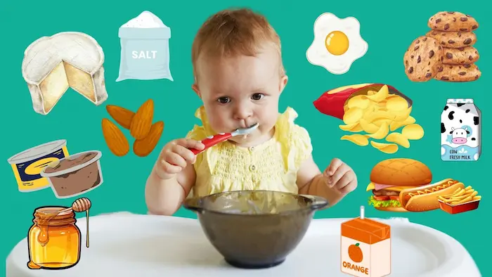 Foods to Avoid in Baby's First Year