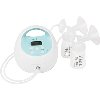 Spectra S1 Plus hospital-grade breast pump with pink accents